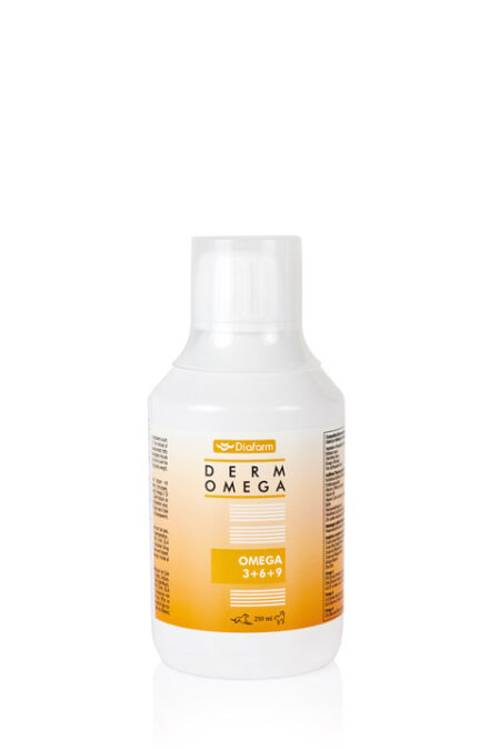 Хранителна добавка сироп за кучета и котки при кожни проблеми Omega 3+6+9 250ml