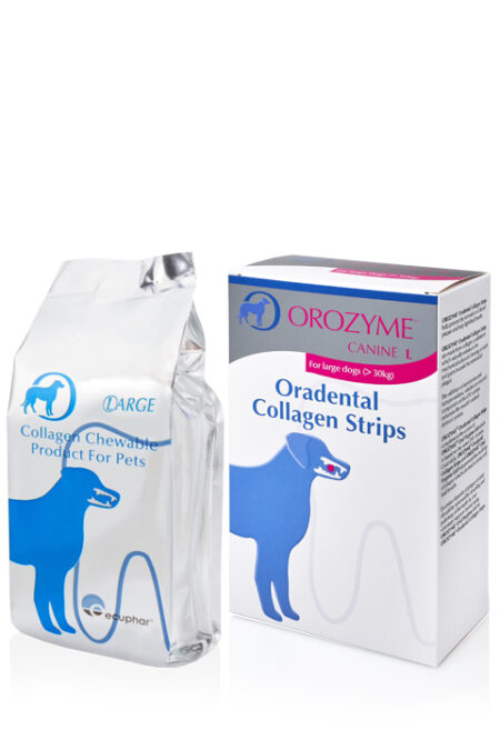 Ензимни колагенови ленти за устна хигиена при кучета OROZYME® CANINE L