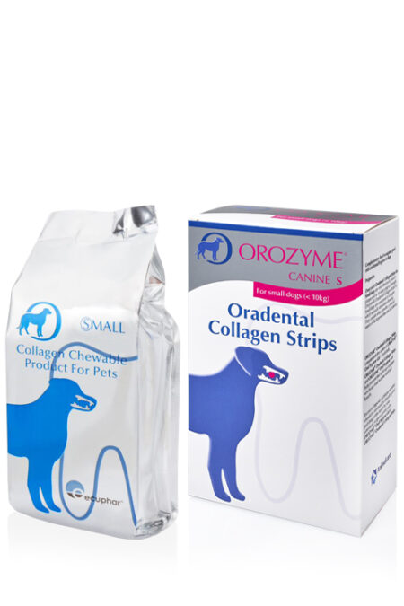 Ензимни колагенови ленти за устна хигиена при кучета и котки OROZYME® CANINE S