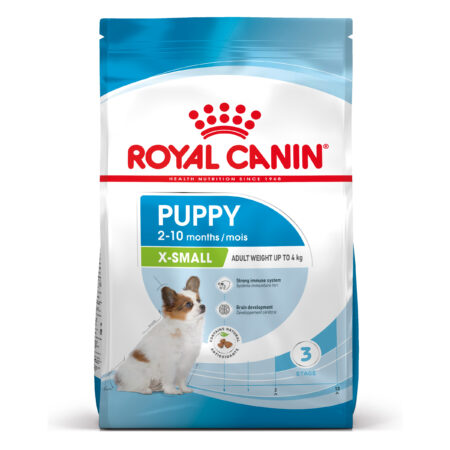 Суха храна за подрастващи кученца от 2 до 10м. ROYAL CANIN® X-SMALL PUPPY